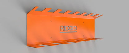 Wall-Mounted Ridgid Tool Holder for Battery and Tool Organization